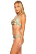 Luli Fama Untamed Front Twist Bralette Halter Top